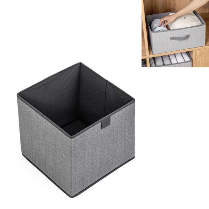 Non-woven Drawer Storage Box Square Uncovered Clothing Debris Sorting Box, 16L, 23L, 29L