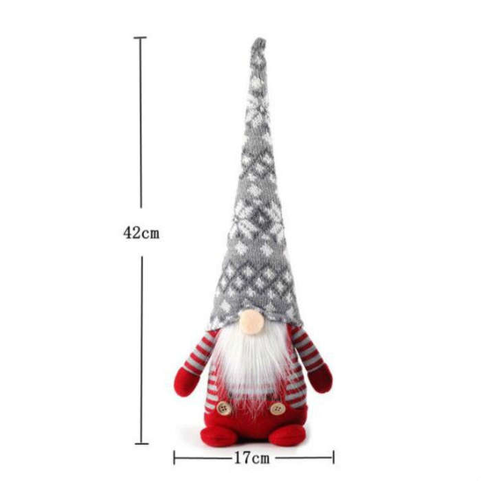 Christmas Decorations Faceless Elderly Dolls Forest Elderly Dolls Christmas Ornaments, (Red Long ...