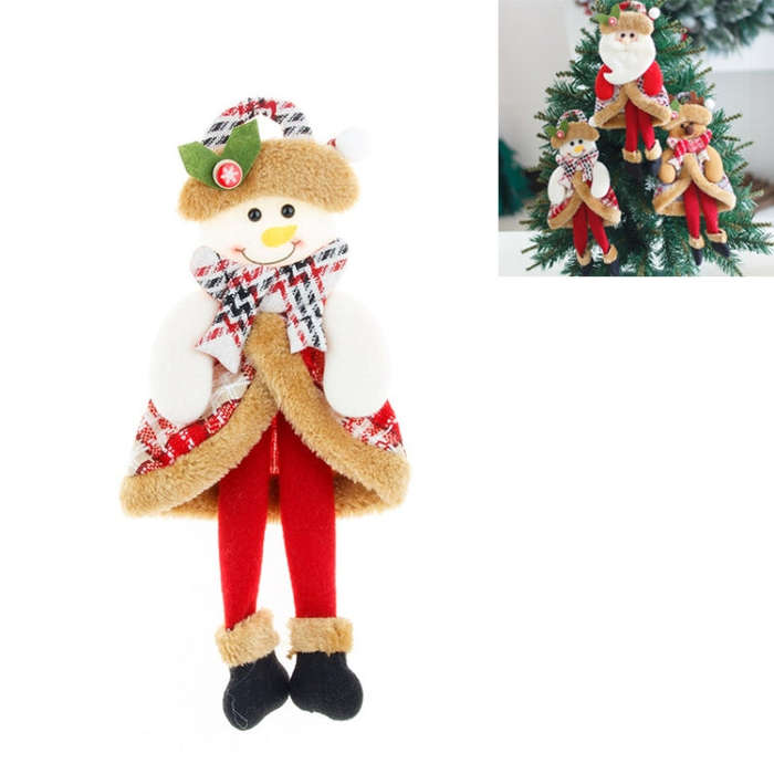Christmas Cartoon Doll Decoration Pendant, Senior, Snowman, Fawn