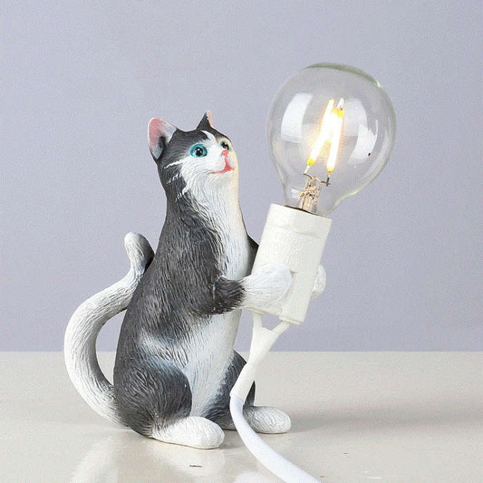 Cat Light Animal Table Lamp Mini Night Light, US Plug, EU Plug, UK Plug, AU Plug