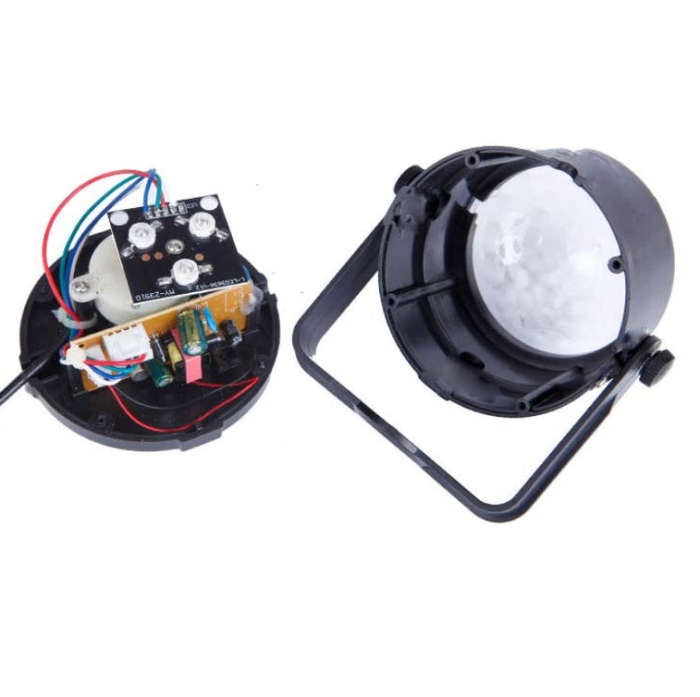 MGY-019 6W Remote Control LED Crystal Magic Ball Light Colorful Rotating Stage Laser Light, US Pl...