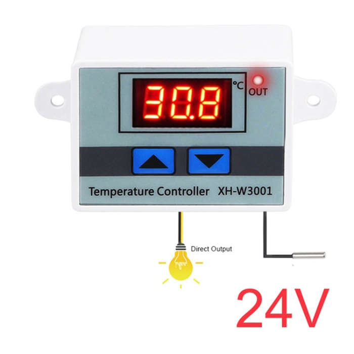 XH-W3001 Digital LED Temperature Controller Arduino Cooling Heating Switch Thermostat NTC Sensor,...