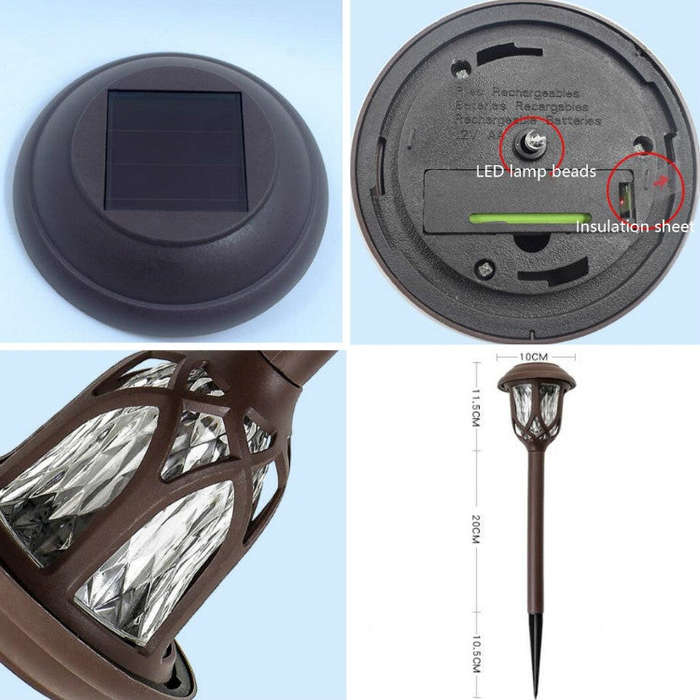 Solar Outdoor Garden Lawn Light Street Light Garden LED Decorative Landscape Light Villa Ground P...