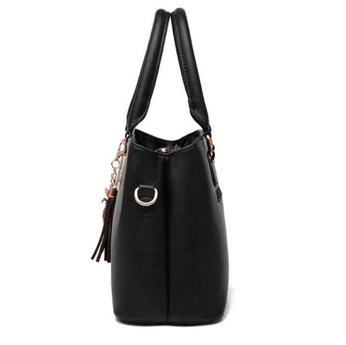 2 in 1 Women Casual Fashion Messenger Handbags Large Capacity Bag, Red Wine, Navy Blue, Black, Pi...