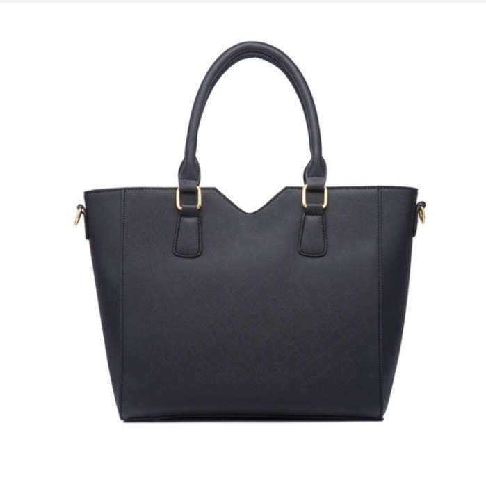 4 in 1 Fashion All-Match Diagonal Ladies Handbags Large Capacity Bag, White, Yellow, Navy Blue, B...