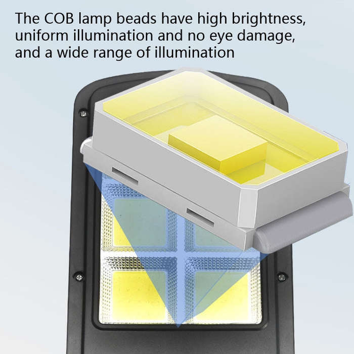 10W Solar Power Human Body Induction + Light Control Street Light Multi-Function Remote Control O...