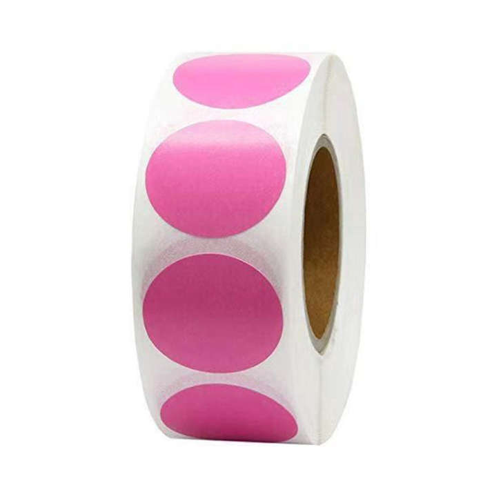 Color Sticker Decorative Sticker Label, Size: 2.5cm / 1 inch, F-09, F-10, F-11, F-12