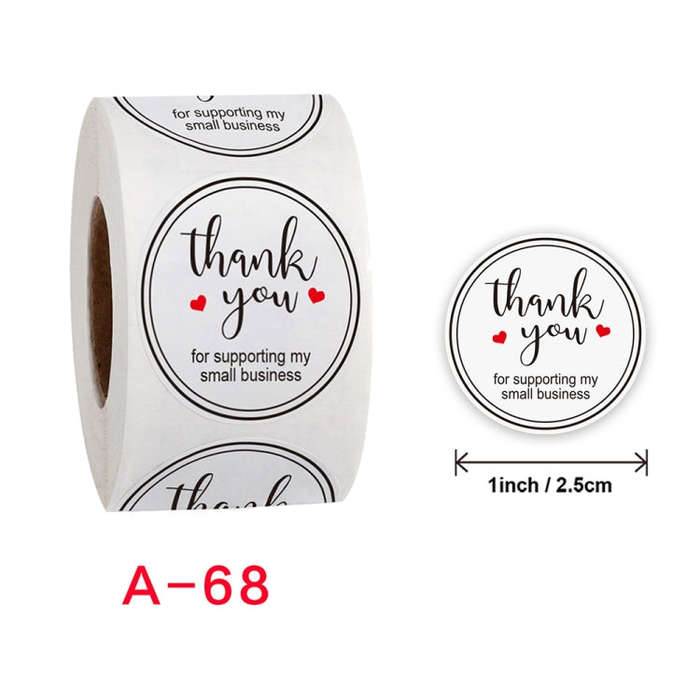 Decorative Sealing Stickers Reward Stickers Handmade Label, 2.5CM / 1INCH