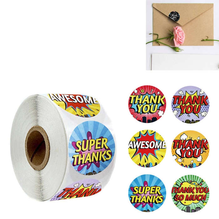 Decorative Sealing Stickers Reward Stickers Handmade Label, 2.5CM / 1INCH
