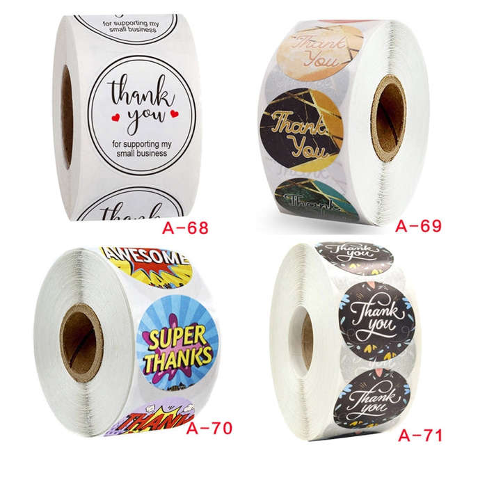 Decorative Sealing Stickers Reward Stickers Handmade Label, 2.5CM / 1INCH
