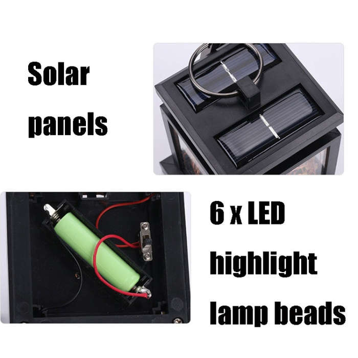 Solar Copper Wire Candle Light Outdoor Garden Waterproof Landscape Decorative Lawn Light, Copper ...