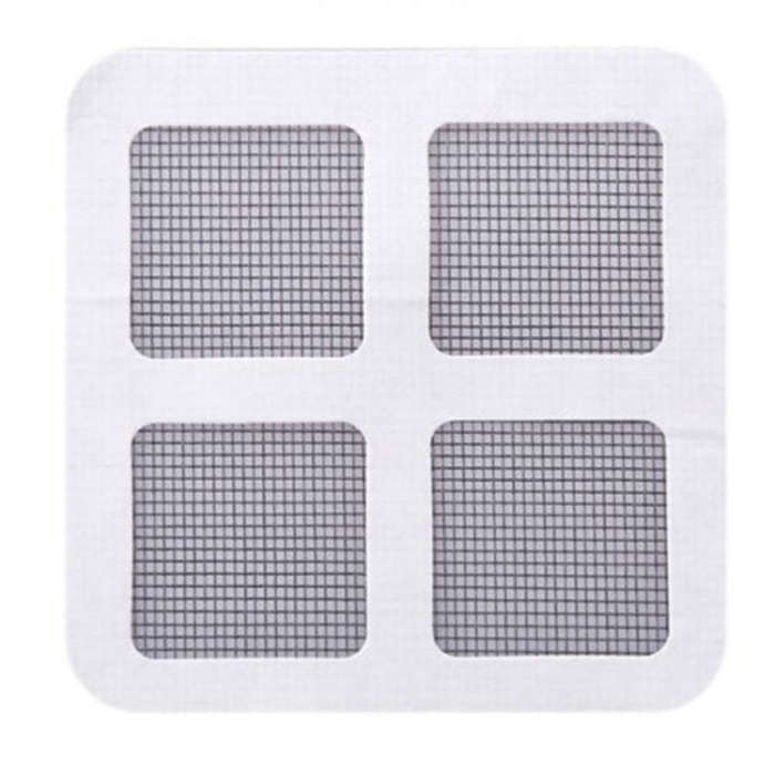 6pcs / Pack Anti-Insect Fly Bug Door Mosquito Screen Net Repair Tape Patch Adhesive Tape, 9 PCS