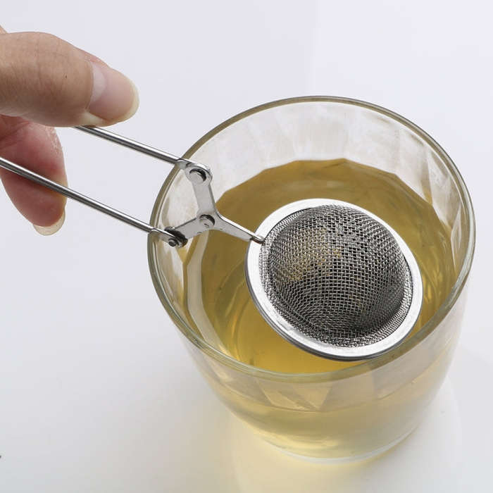 2 PCS Stainless Steel Sphere Mesh Tea Strainer Coffee Herb Spice Filter Tea Infuser, Stainless Steel