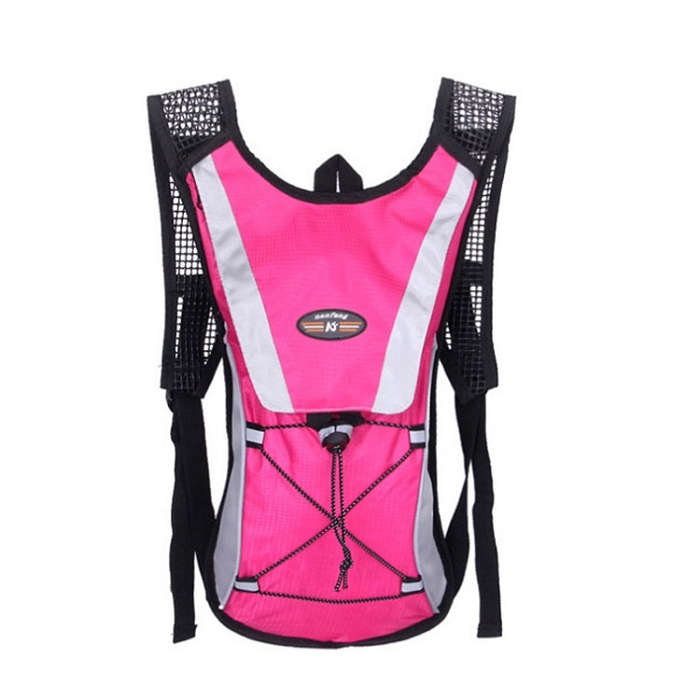 Outdoor Sports Mountaineering Cycling Backpack Water Bottle Breathable Vest, Red, Green, Blue, Bl...