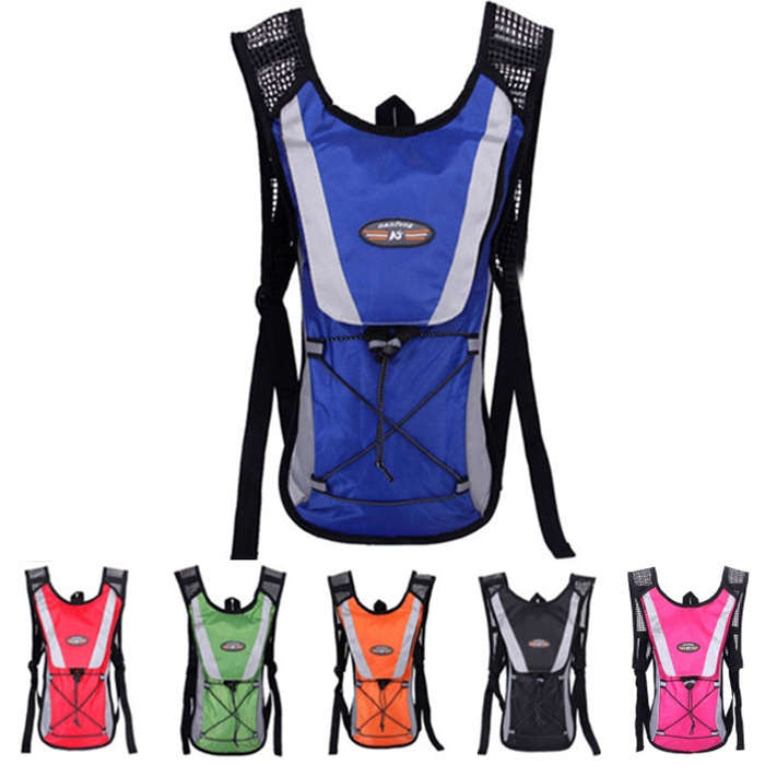 Outdoor Sports Mountaineering Cycling Backpack Water Bottle Breathable Vest, Red, Green, Blue, Bl...