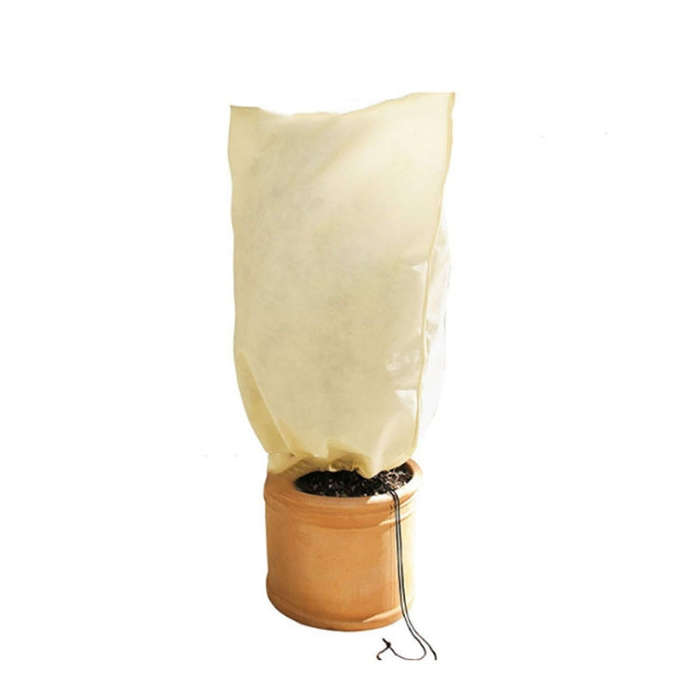 2 PCS Winter Plant Freeze Protection Cover Non-Woven Anti-Bacterial Tree Cover, 80x60cm Shrink Bu...