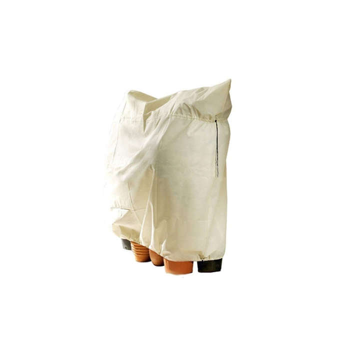 2 PCS Winter Plant Freeze Protection Cover Non-Woven Anti-Bacterial Tree Cover, 80x60cm Shrink Bu...