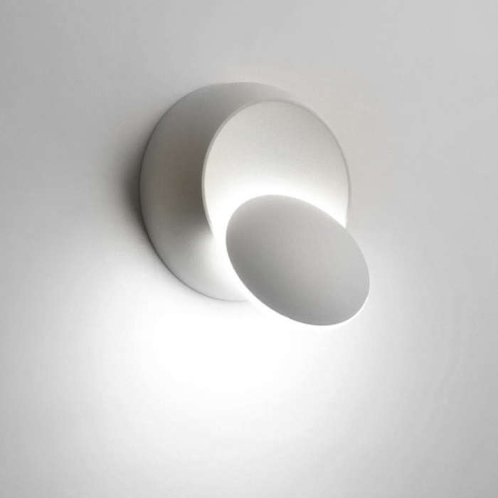 LED Wall Lamp 360 Degree Rotation Adjustable Bedside Light White Black Creative Wall Lamp Black M...