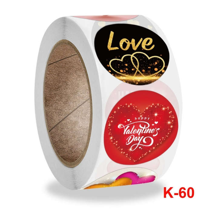 5 PCS Valentines Day Love Stickers Gift Decoration Stickers, Valentines Day Love Stickers