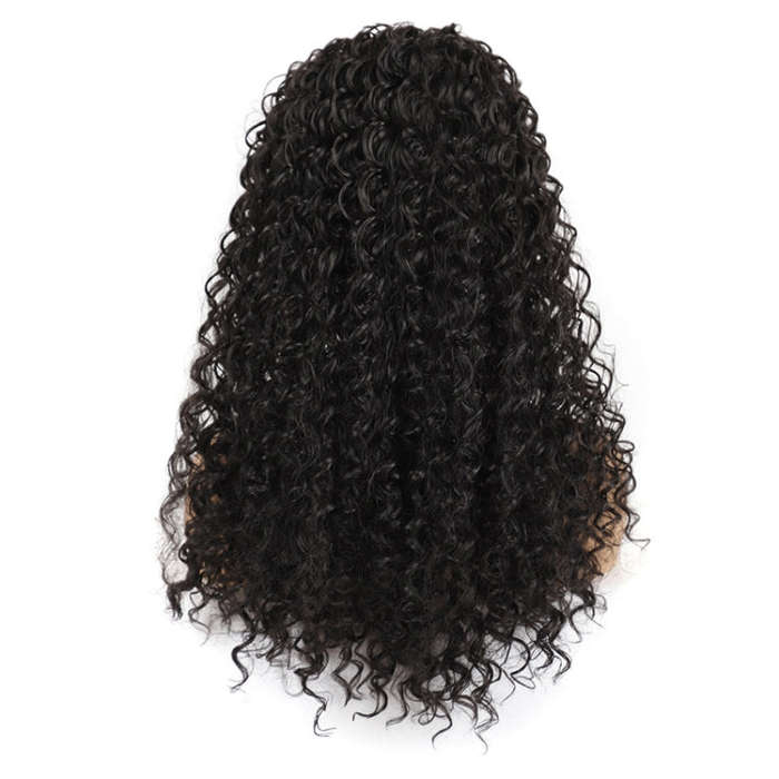 Hairband Wig Headgear Volume Chemical Fiber Wig Headgear, Black Hair Band 1B#O, Stars And Stripes...