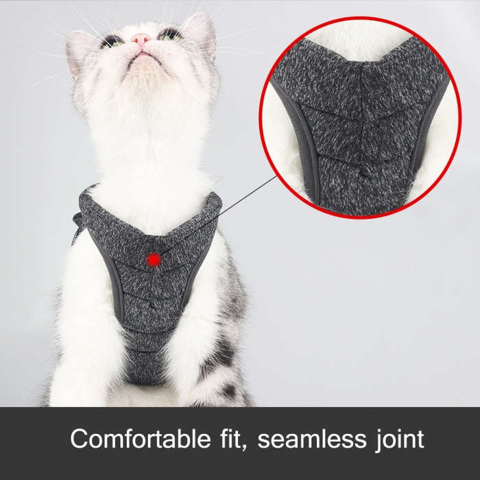 Cat Leash Pet Chest Harness Leash, S, M, L