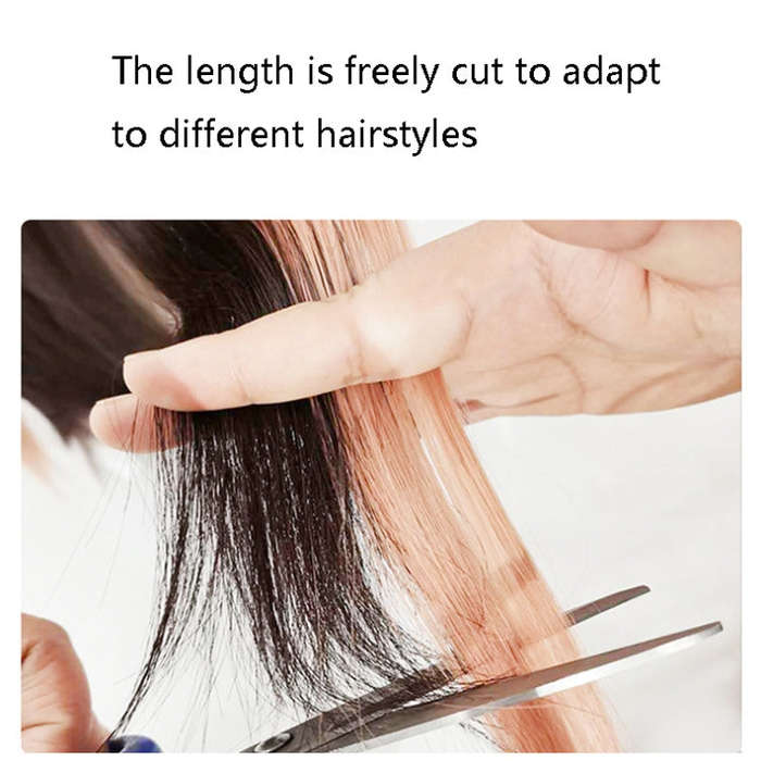 5 PCS Color Highlighting Hair Extension Piece One-Piece Invisible Seamless Hair Extension Piece, ...