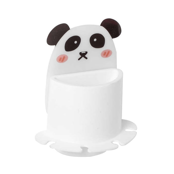 Bathroom Paste Wall-Mounted Shelf Cartoon Animal Toothbrush Holder, Panda, Tiger, Koala, Piggy