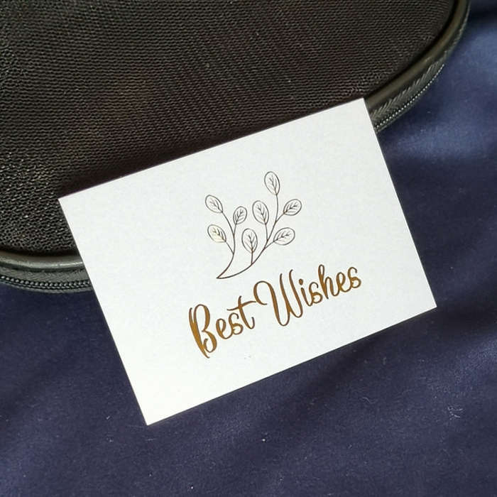 150 PCS Wedding Blessing Card Thank You Message Gift Decoration Card Bronzing Flower Greeting Car...