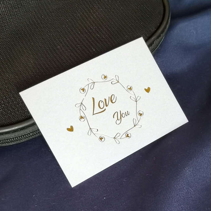 150 PCS Wedding Blessing Card Thank You Message Gift Decoration Card Bronzing Flower Greeting Car...