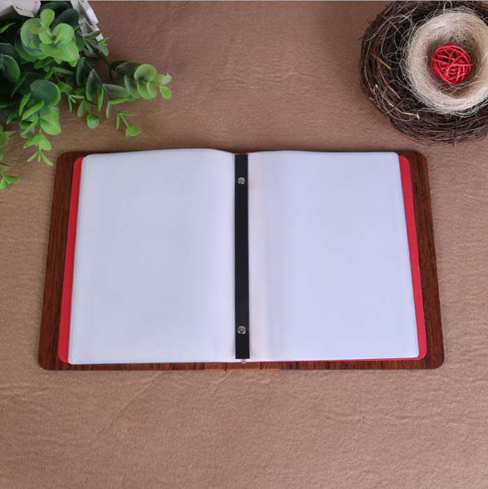 6-Inch 32 Sheets Wooden DIY Photo Album Creative Gift, 1314, Grow Up, Happiness, Baby Love, Love ...