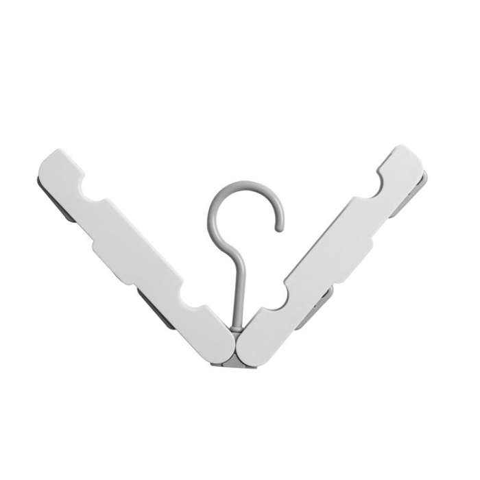 Travel Foldable Portable Clothes Hanger Household Anti-Skid And Windproof Clothes Hanger, Dark Bl...