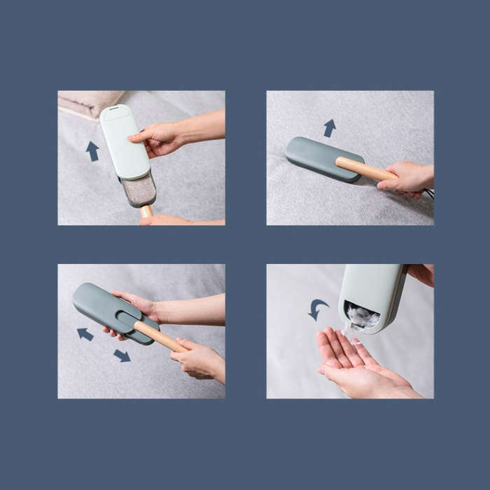 Electrostatic Dust Removal Brush Sticking Device Household Clothing Woolen Hair Removal Brush, Sh...