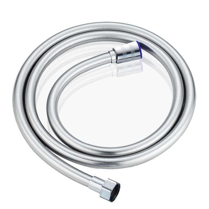 Shower Hose Water Heater Rain Shower Bathroom Stainless Steel Shower PVC Nozzle Hose, 1.5m Silver...