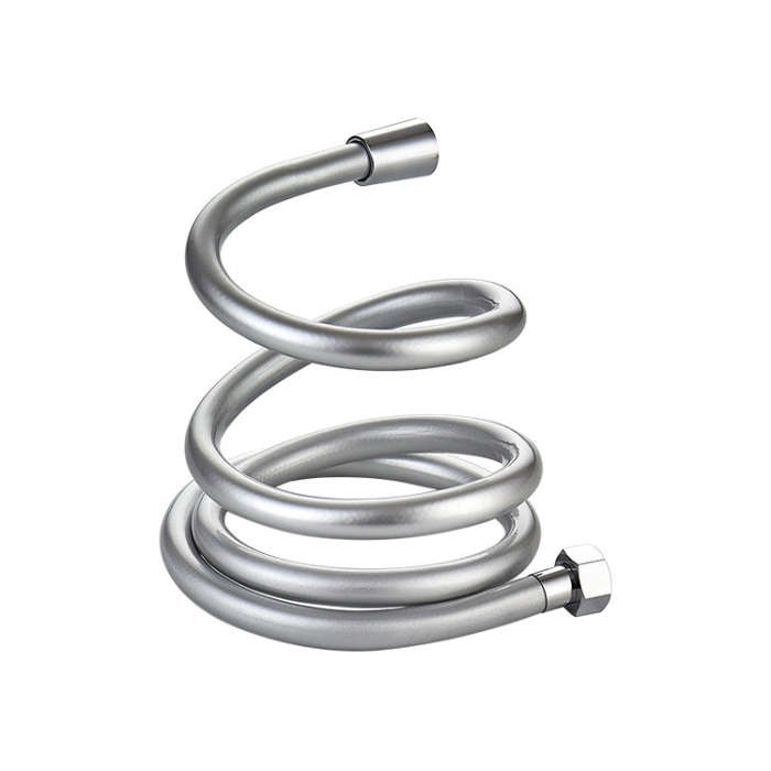 Shower Hose Water Heater Rain Shower Bathroom Stainless Steel Shower PVC Nozzle Hose, 1.5m Silver...