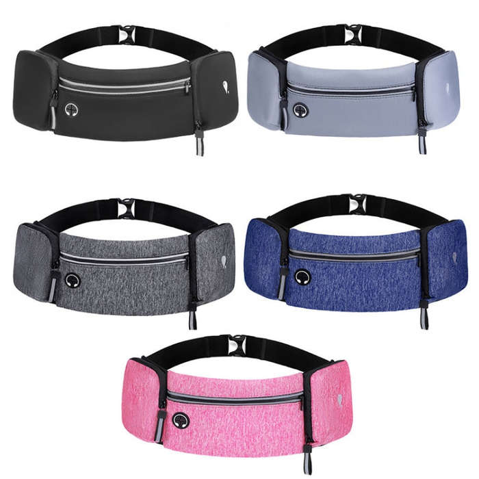 7 inch Outdoor Mountaineering Waist Bag Running Fitness Water Bottle Large Capacity Storage Bag, ...