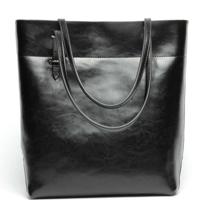 L4002 Trendy Casual Tote Bag Shoulder Women Bag, Retro Brown Horizontal Version, Vintage Wine Red...
