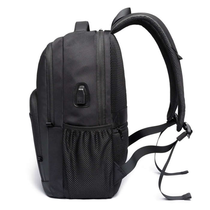 BANGE BG-1921 College Student Schoolbag Waterproof Business Computer Backpack with External USB C...