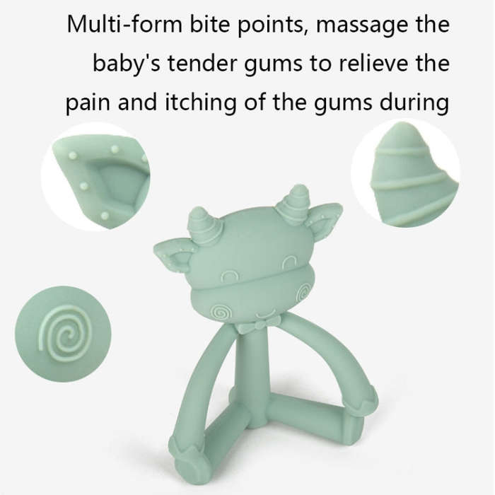 Three-Dimensional Cartoon Silicone Baby Teether Molar Rods Children Toys Maternal And Child Suppl...