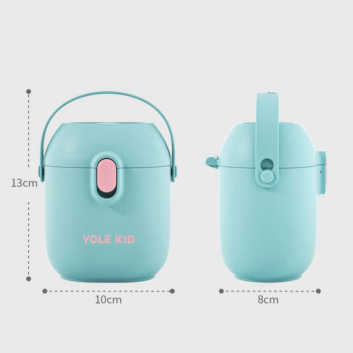 2 PCS YOLE KID Baby Milk Powder Box Large-Capacity Portable Out-Packing Gimi Powder Box Baby Food...