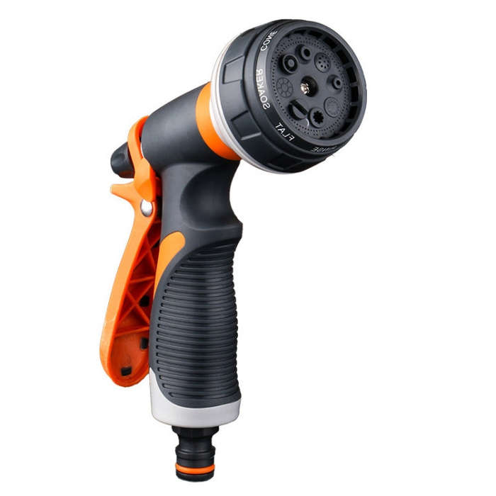 Plastic Household Flower Garden Watering Sprinkler,, Orange, With Quick Connector+Threaded Connec...