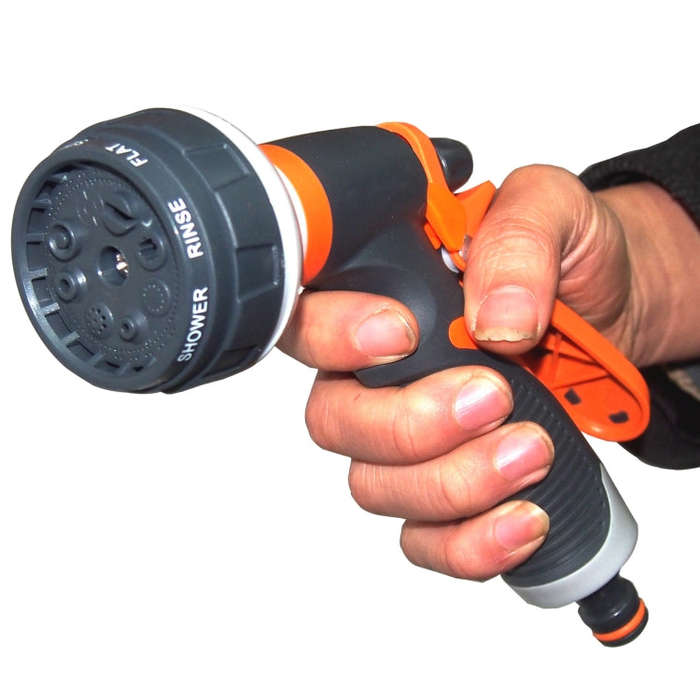 Plastic Household Flower Garden Watering Sprinkler,, Orange, With Quick Connector+Threaded Connec...
