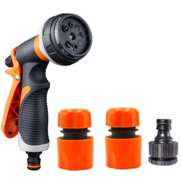 Plastic Household Flower Garden Watering Sprinkler,, Orange, With Quick Connector+Threaded Connec...