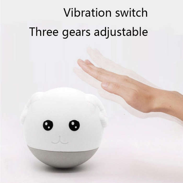 ZD-26 Silicone Children With Sleep Pat Night Light, ZD-26 Goat Warm Light, ZD-26 Goat Colorful