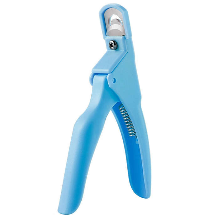 Nail Scissors U-Shaped Scissors DIY French Nail Fake Nail Scissors, Specification: Light Blue, Bl...