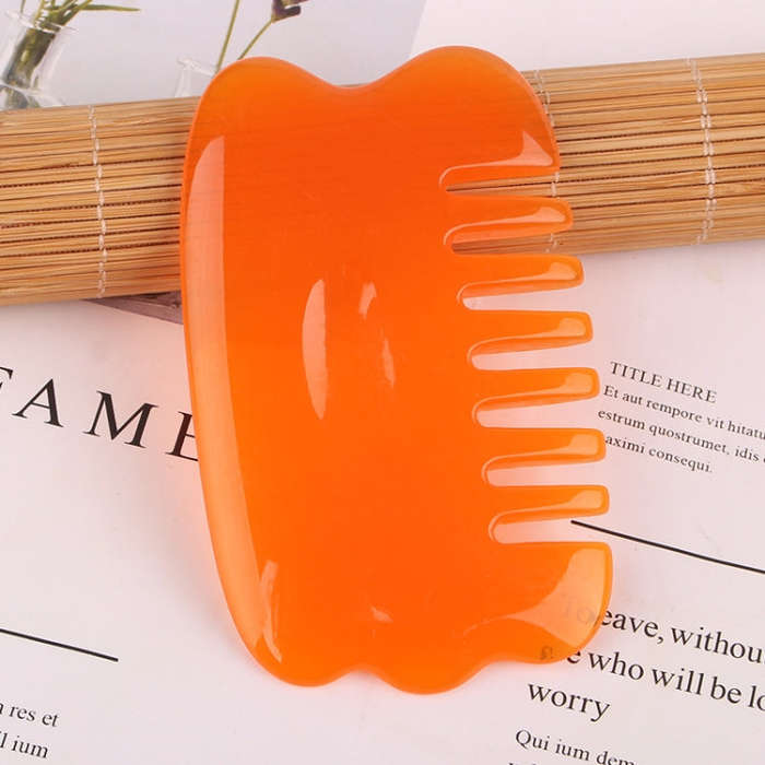 Resin Scraping Sheet Massage Facial Tendon Stick Beauty Salon Shave Board Acupuncture Pen, Color ...