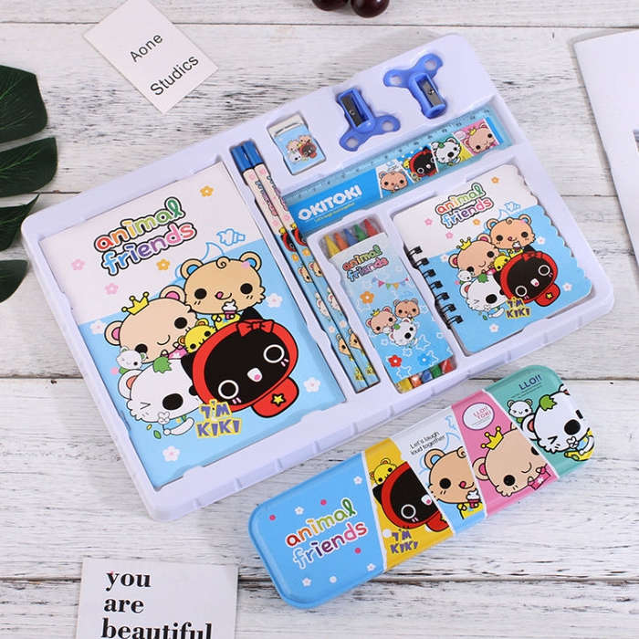2 Sets 102 Primary School Student Activity Prize Cartoon Stationery Gift Children Stationery Set ...