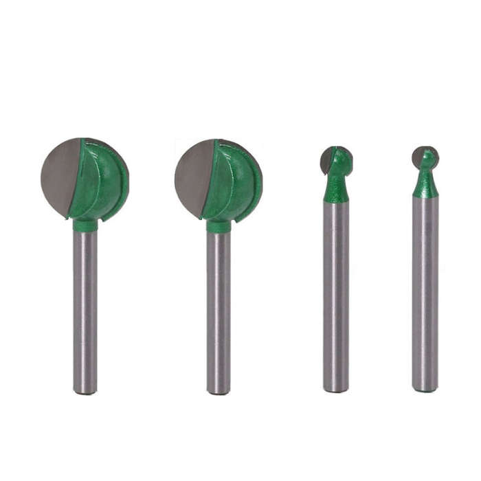 Spherical Carving Knife Woodworking Straight Handle Grinding Head, 4PCS/Set 6 Handles, 4PCS/Set 6...