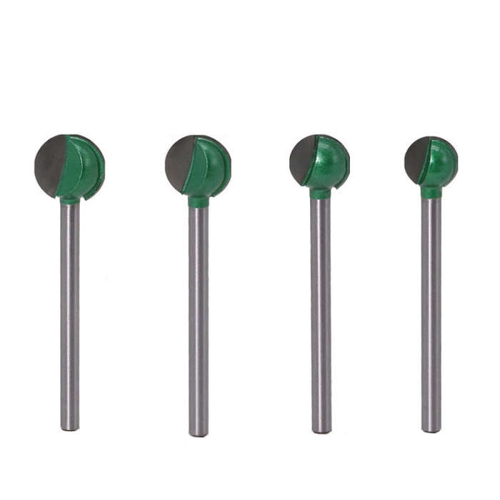 Spherical Carving Knife Woodworking Straight Handle Grinding Head, 4PCS/Set 6 Handles, 4PCS/Set 6...