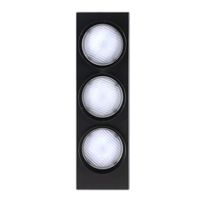 Retro Bar Restaurant Traffic Light Wrought Iron Engineering Glass LED Indoor Signal Wall Light, 5...