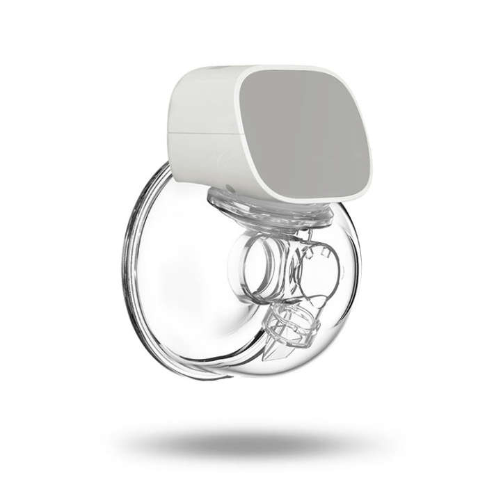 Wearable Automatic Breast Pump Massage Hands-free Invisible Wireless Large Suction Breast Pump, S...